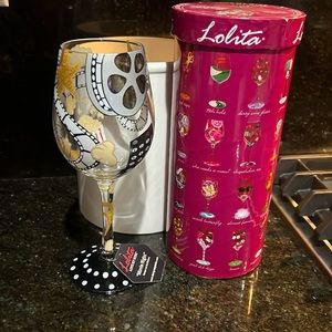 Lolita love my wine collection “movie night” wine glass
